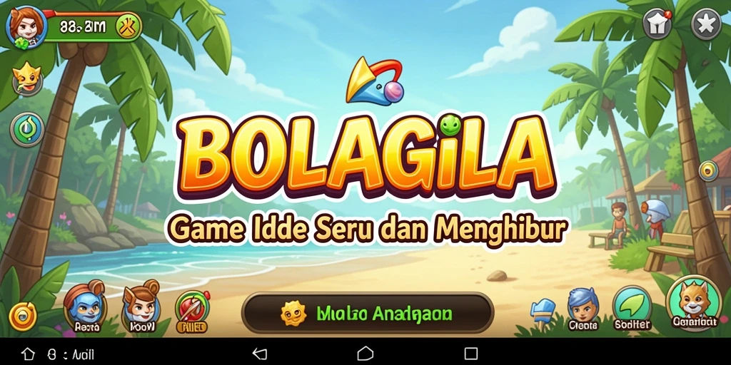 Screenshot gameplay BOLAGILA menampilkan kelincahan dalam strategi dan pengelolaan tim.