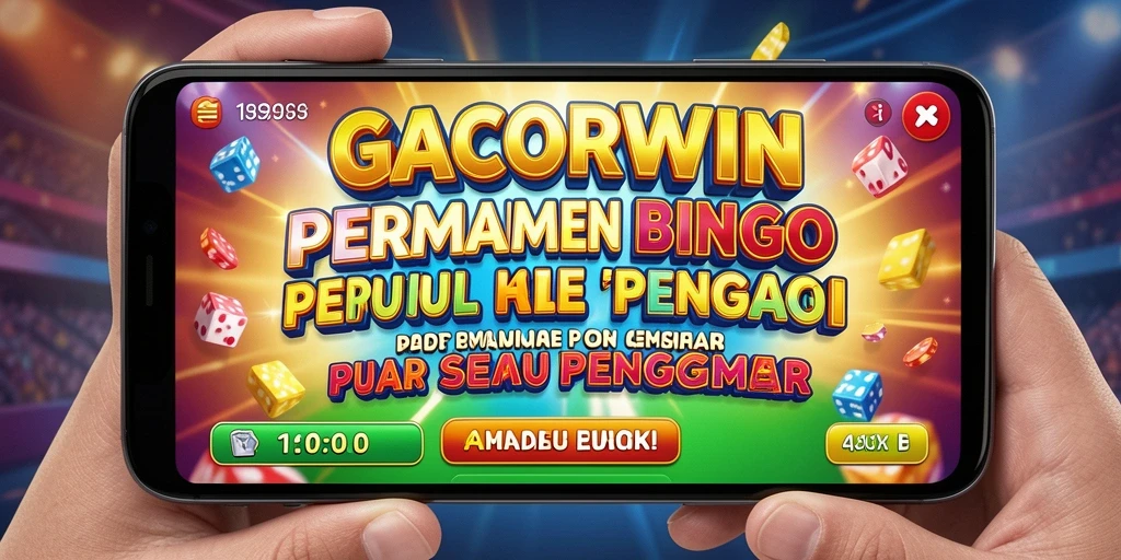 Screenshot GACORWIN menunjukkan momen seru permainan Bingo.