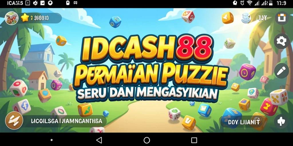 Tampilan gameplay Puzzle IDCASH88 yang menantang dan menyenangkan