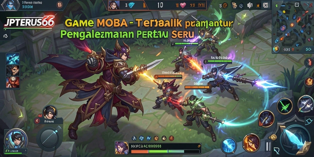 Tampilan dinamis pertempuran seru di <strong>JPTERUS66</strong>