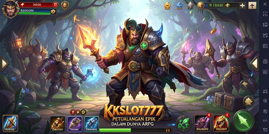 Tampilan gameplay KKSLOT777 yang mendebarkan dan penuh aksi.