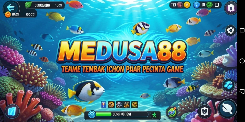 Screenshot dari gameplay seru MEDUSA88 Tembak Ikan.