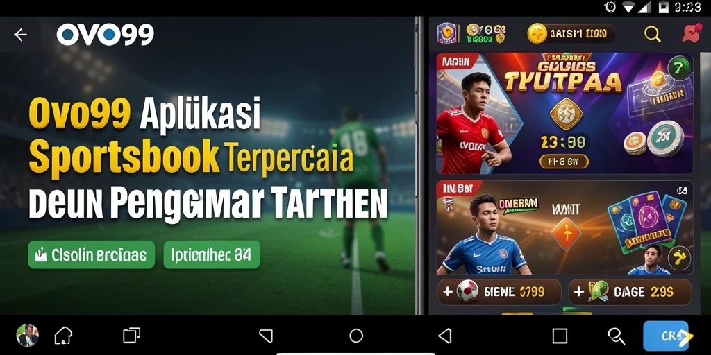 Tampilan screenshot gameplay OVO99 yang menampilkan taruhan olahraga.