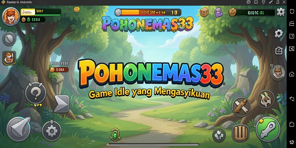 Tampilan gameplay seru dari POHONEMAS33 yang menarik.