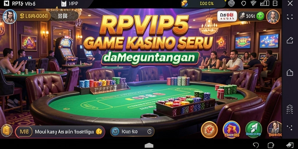 Screenshot RPVIP5 menampilkan gameplay Kasino yang seru dan menarik.