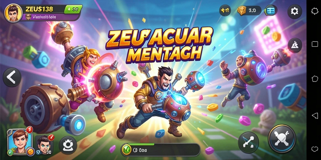 Tampilan gameplay ZEUS138 yang penuh aksi dan tantangan menarik.